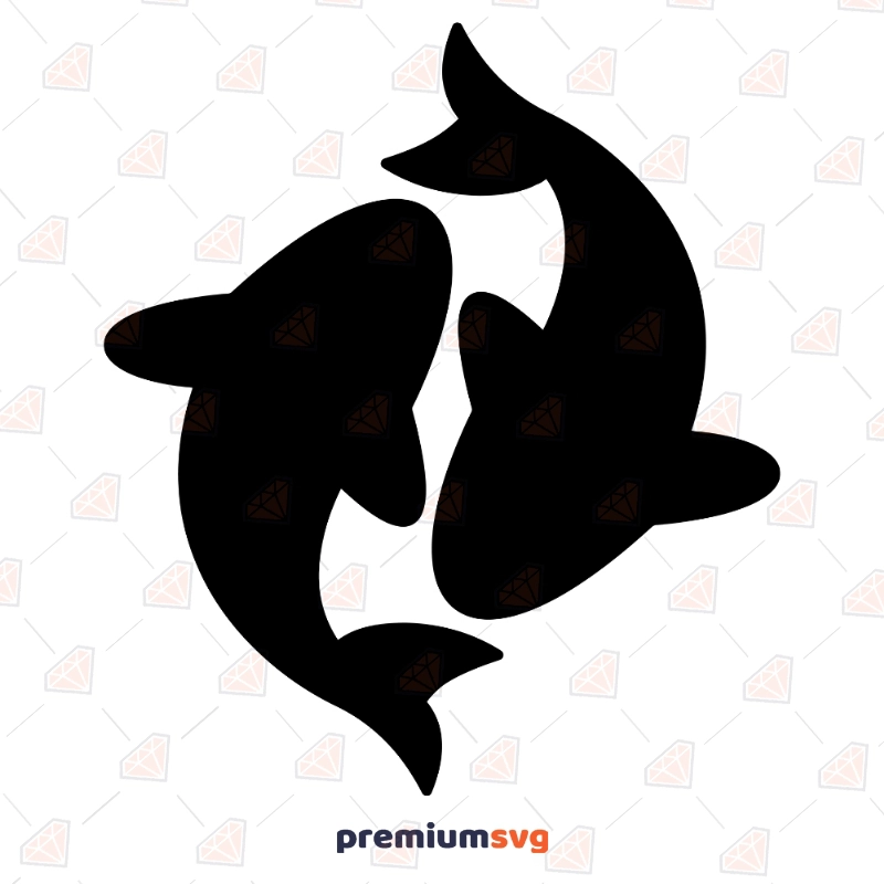 Koi Fish SVG Cut and Clipart Vector File Vector Illustration Svg