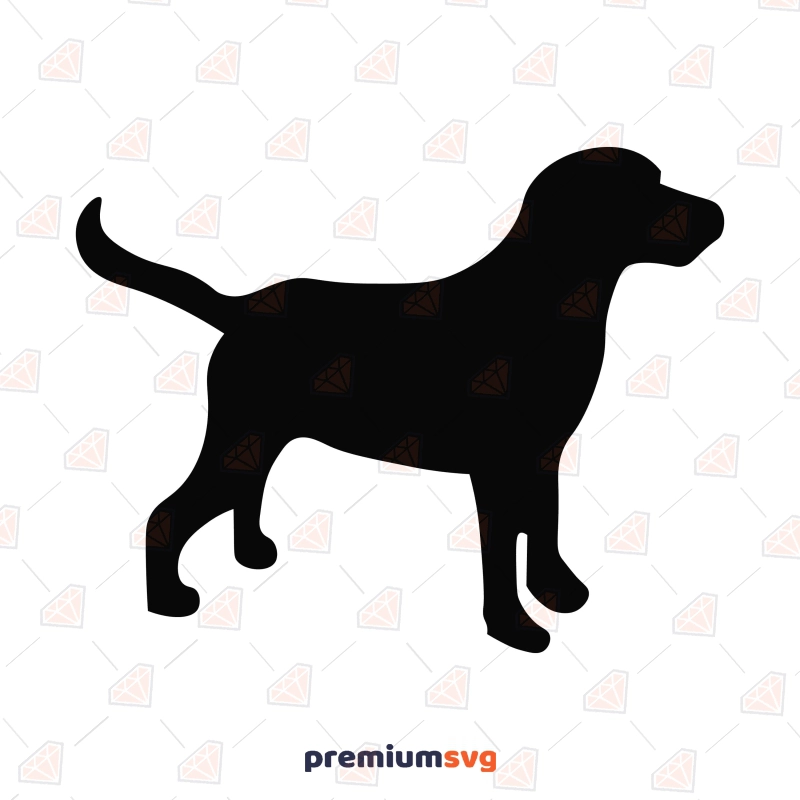 Labrador Dog Silhouette SVG, Cut file Dog SVG Svg