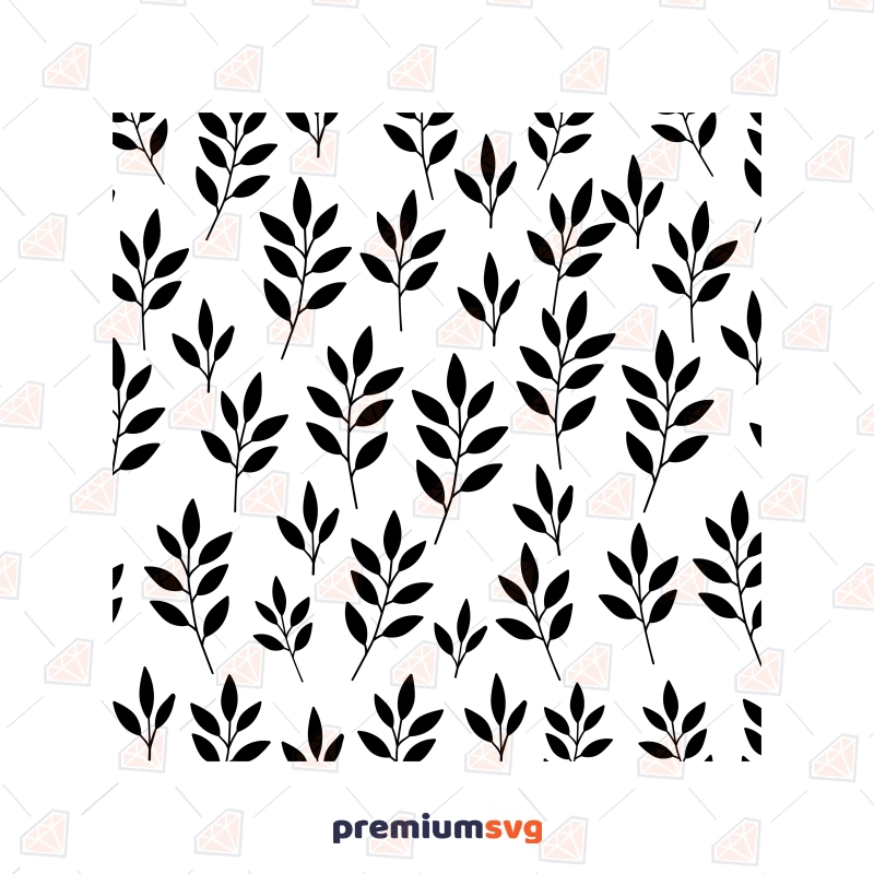 Leaf Pattern SVG, Leaves Background SVG Vector Files Background Patterns Svg