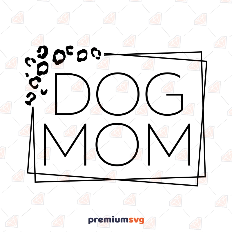 Leopard Dog Mom SVG, Dog Mom SVG Cut File Mother's Day SVG Svg