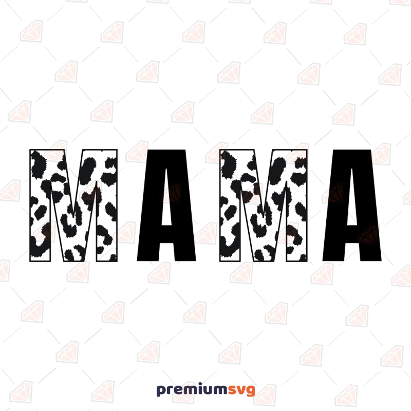 Leopard Mama SVG, Sublimation SVG Mother's Day SVG Svg