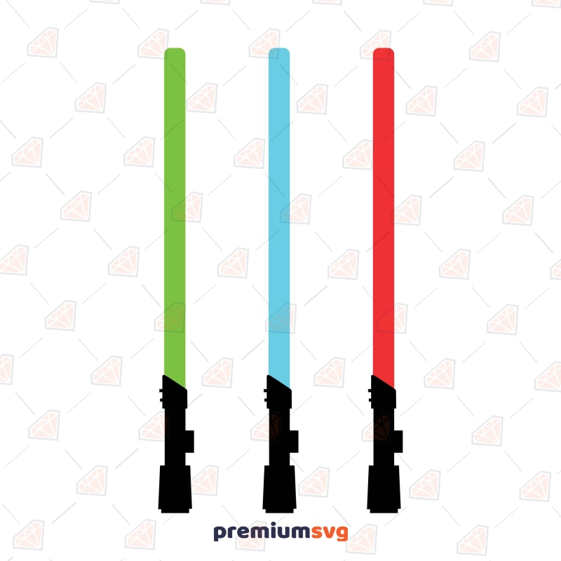 Lightsaber SVG, PNG Files Vector Illustration Svg