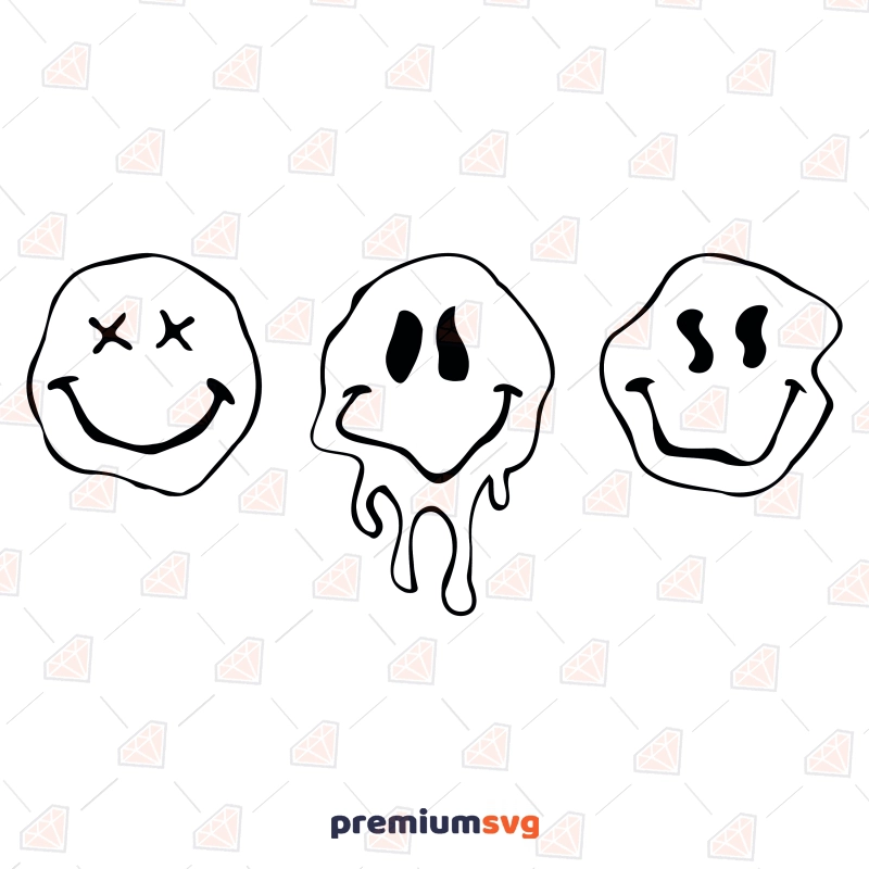 Vector Melting Face Emoji Design Svg Jpg Png Eps 