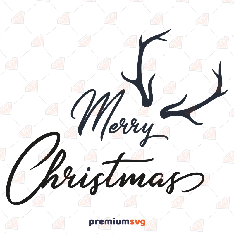 Christmas Antlers SVG Christmas SVG Svg