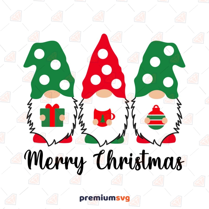 Merry Christmas Gnomes SVG Christmas SVG Svg