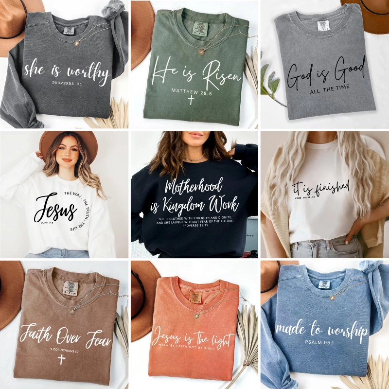 Minimalist Christian SVG Bundle | 9 Modern Faith Cut Files for Cricut & Silhouette Christian SVG Svg