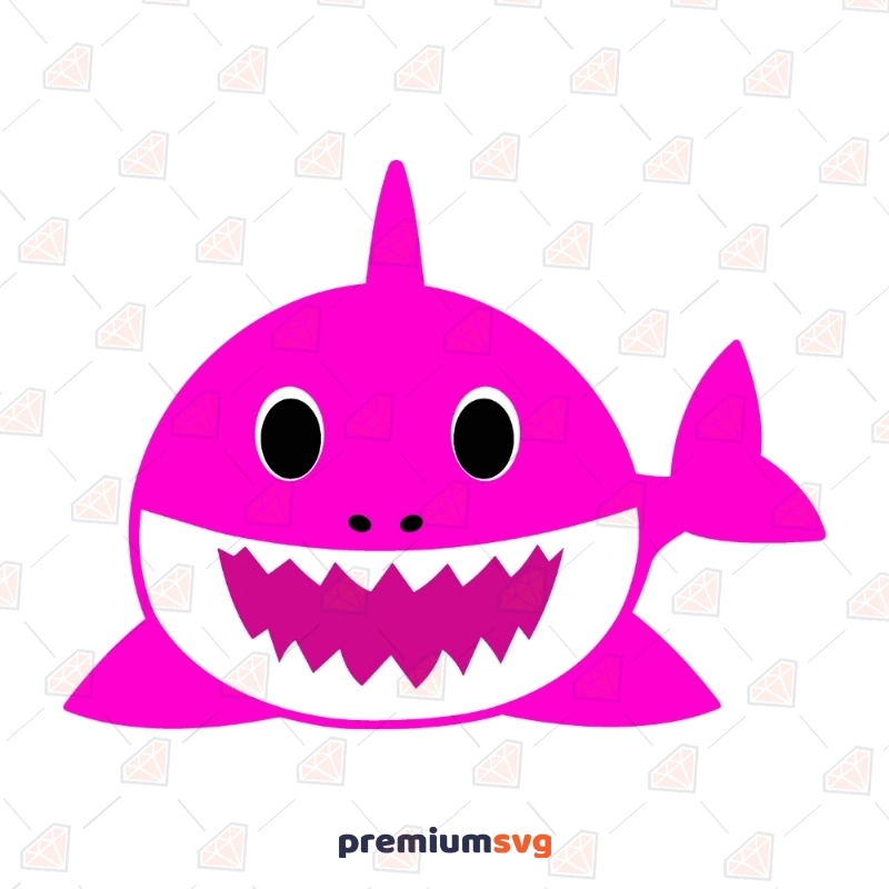 Mommy Shark SVG Cut Files, Mommy Shark Vector Instant Download Cartoons Svg