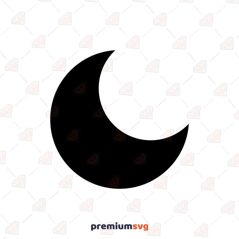 Moon SVG Icon and Clipart File Icon SVG Svg