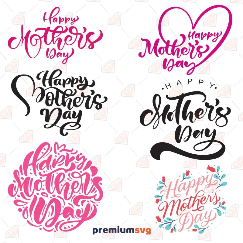 Mother's Day SVG Bundle, Instant Download Mother's Day SVG Svg