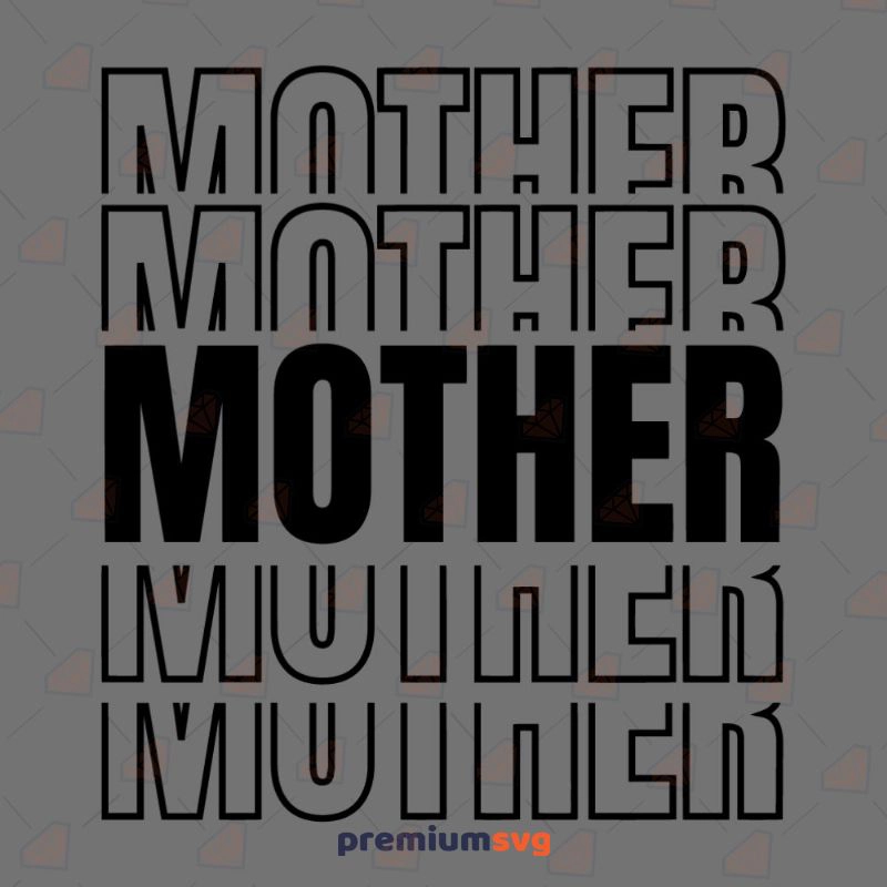 Mother SVG, Cut and Clipart Files Mother's Day SVG Svg