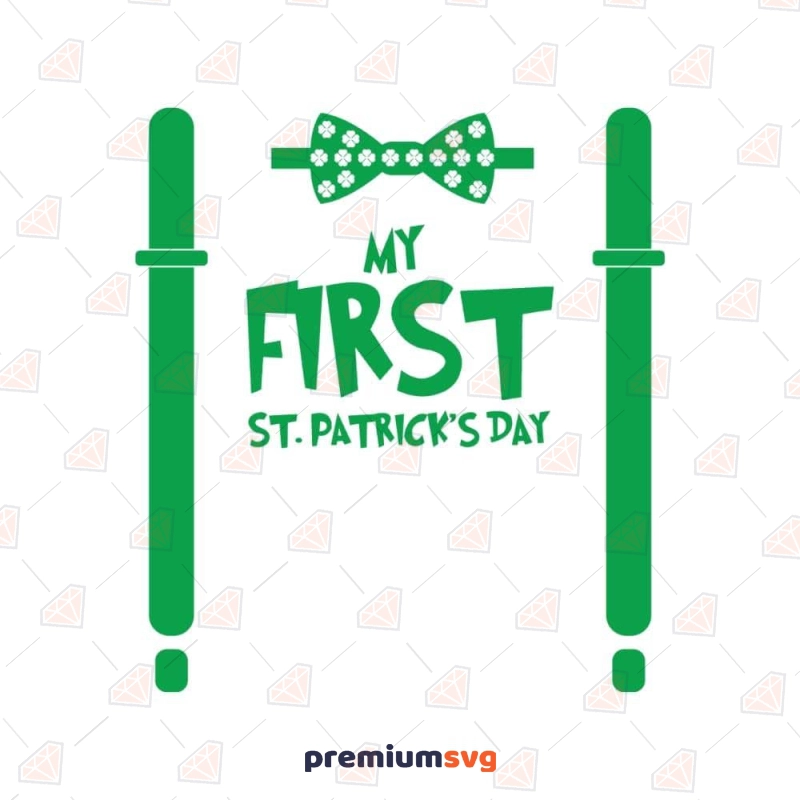 My First St Patrick's Day SVG for Baby Onesie St Patrick's Day SVG Svg