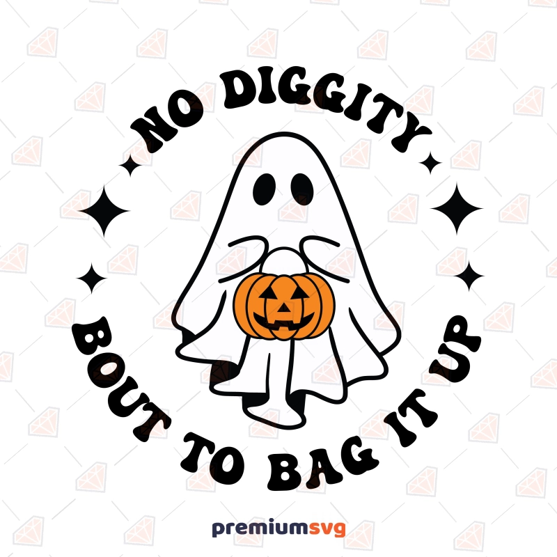 No Diggity Bout To Bag It Up SVG, Halloween Shirt PNG Halloween SVG Svg