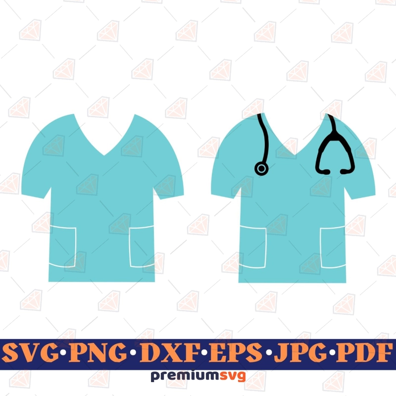 Nurse Hat SVG, Nurse Cap Clip Art, Instant Digital Download Svg/png/dxf/eps  Files, for Cricut, Silhouette Cut Files. 