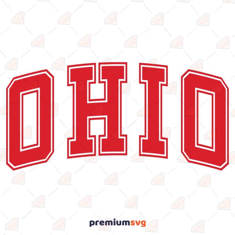 Ohio SVG, Ohio State Football SVG File Football SVG Svg