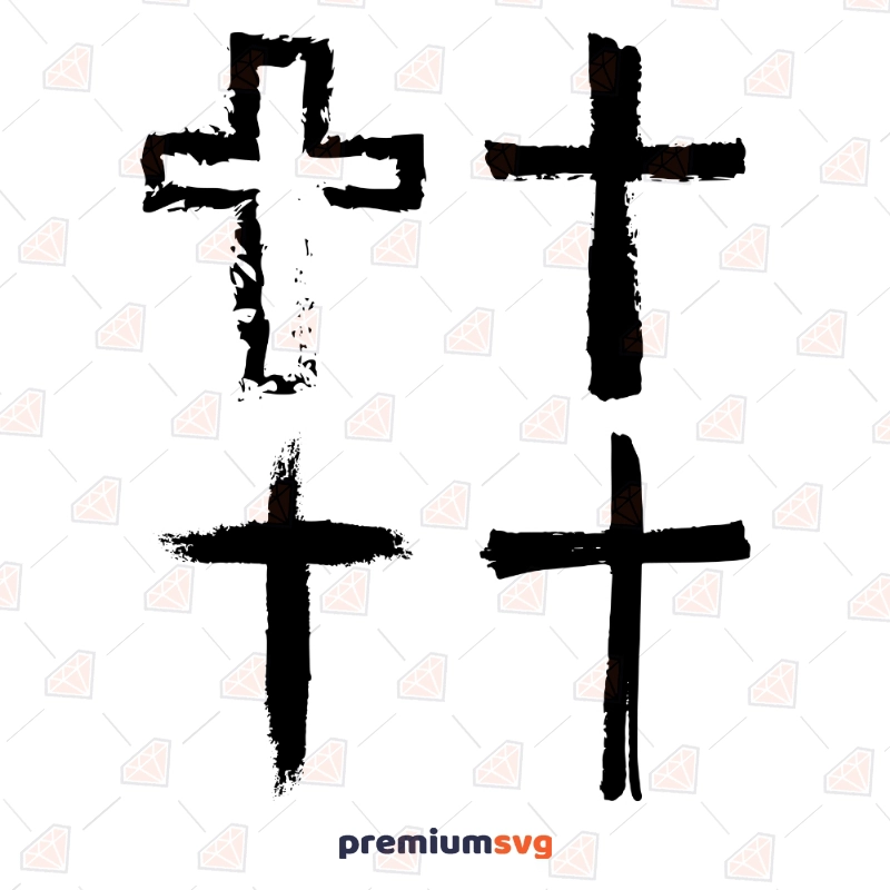 Old Rugged Cross SVG, Christian Cross Clipart Cut Files Christian SVG Svg