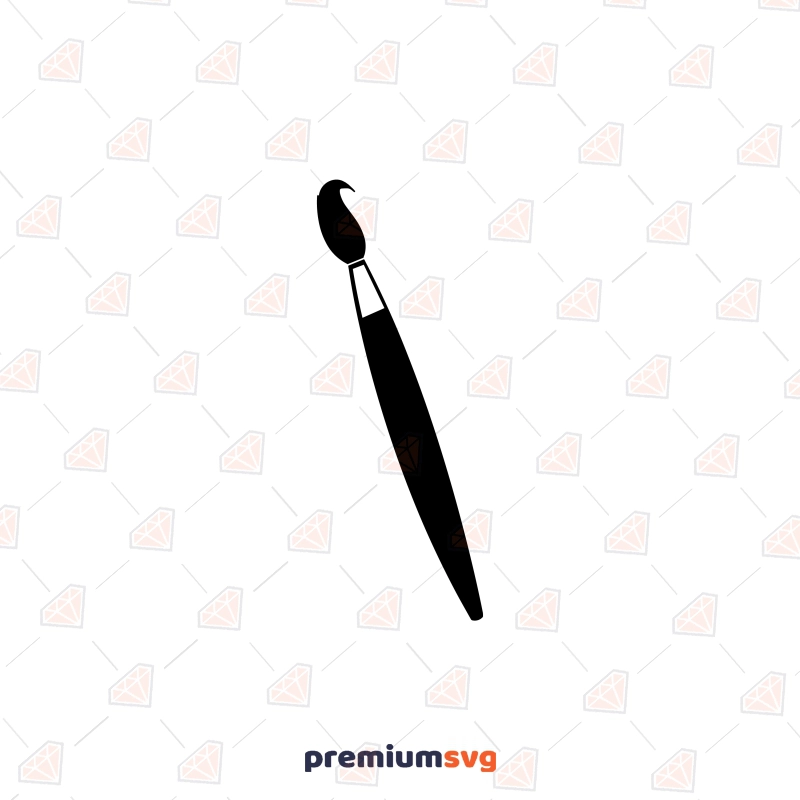 Painter Brush SVG Vector File, Digital Download Icon SVG Svg