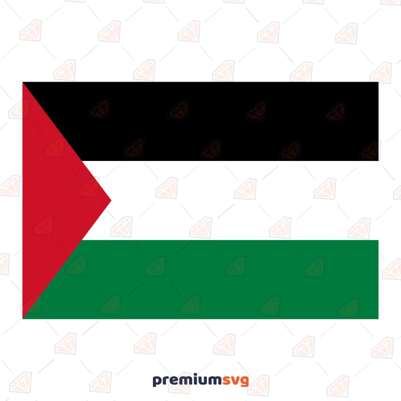Palestine Flag SVG, PNG, JPEG Files Flag SVG Svg