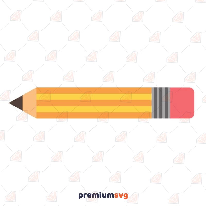 Pencil SVG, Basic Pencil SVG Instant Download School SVG Svg