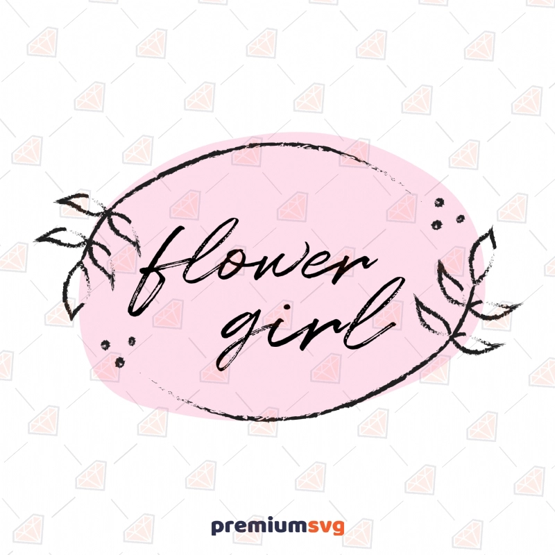 Flower Girl SVG, Flower Girl Shirt SVG, Cut File T-shirt SVG Svg