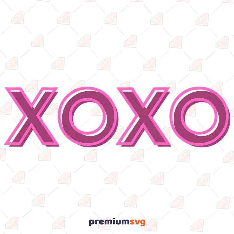 Neon XOXO SVG, Valentine's Day SVG Digital Download Valentine's Day SVG Svg