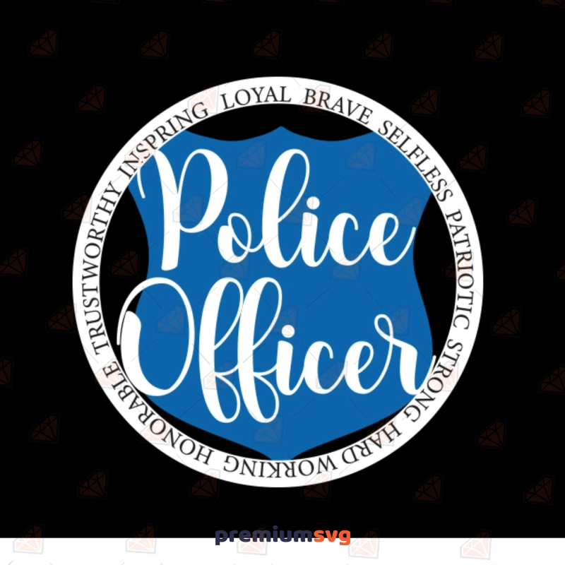 Police Officer SVG Cut File Police SVG Svg