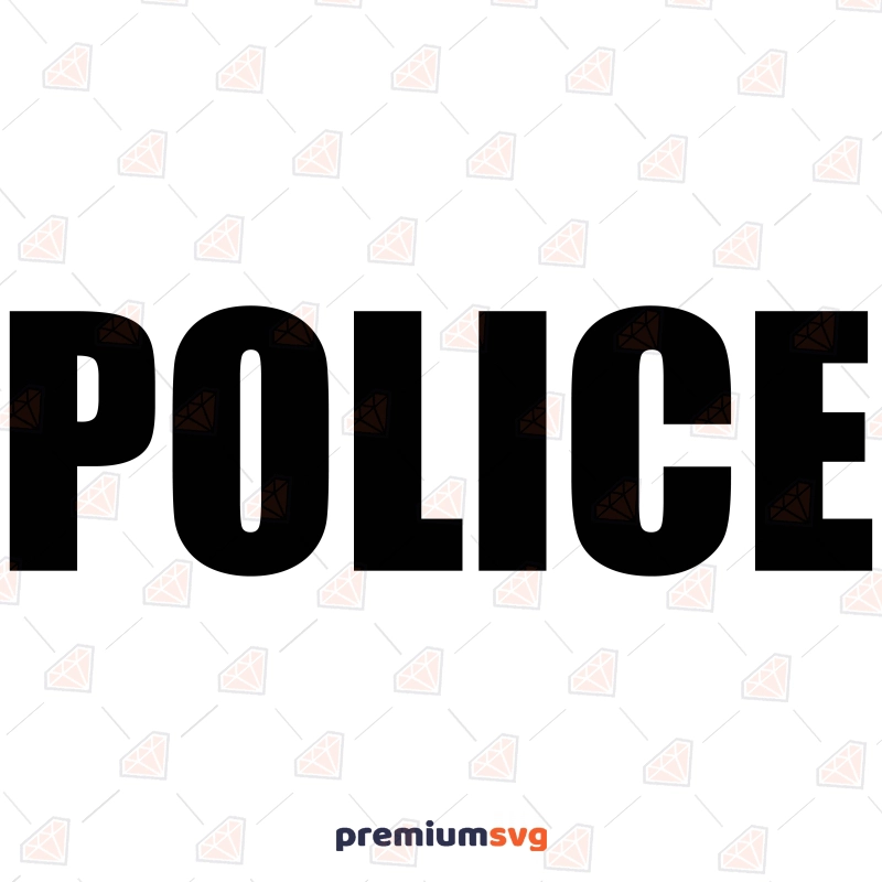 Police Vector Logo SVG Police SVG Svg
