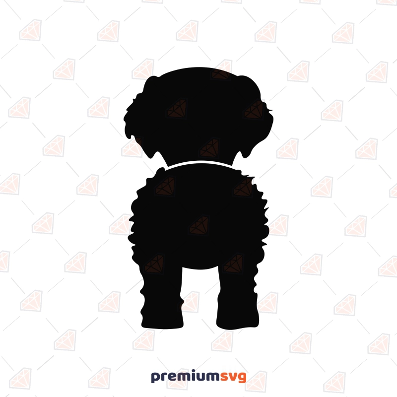 Poodle Golden Butt SVG, Silhouette Dog SVG Svg