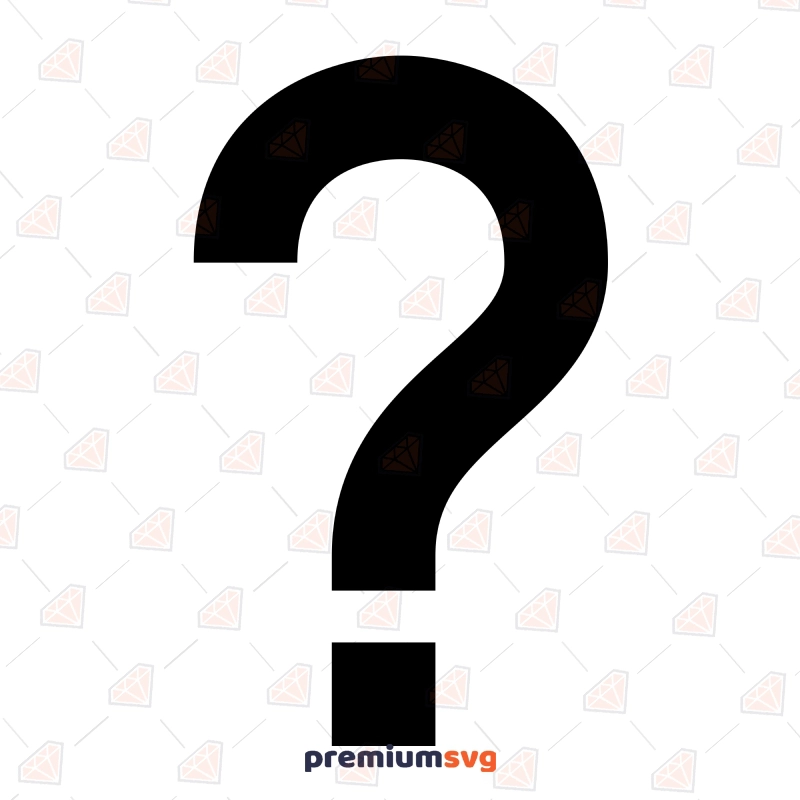 Question Mark SVG, Question Sign SVG Instant Download Symbols Svg