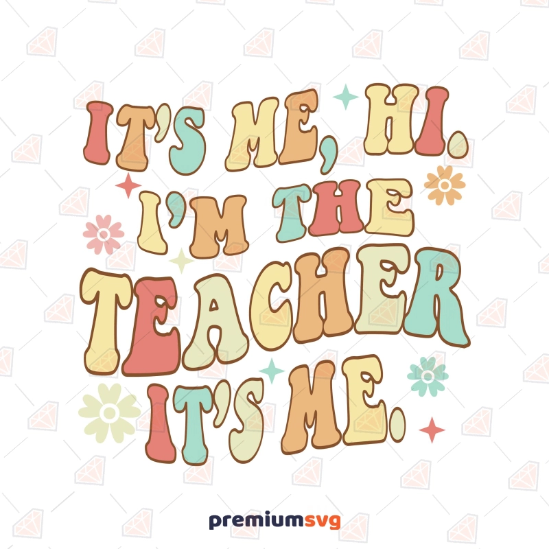 Retro Funny Teacher PNG, Teacher SVG Teacher SVG Svg