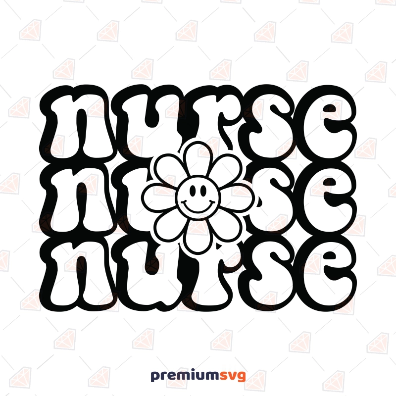 Retro Nurse SVG, Nurse SVG files for Cricut Nurse SVG Svg