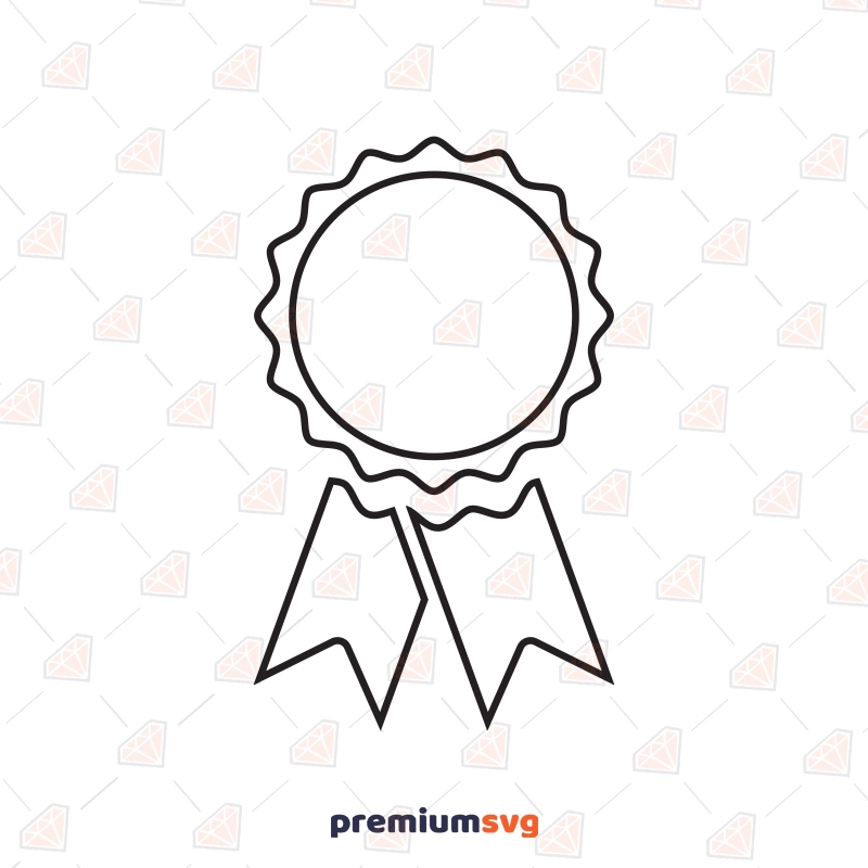 Rosette Outline SVG, Rosette Icon SVG Vector Files Vector Illustration Svg