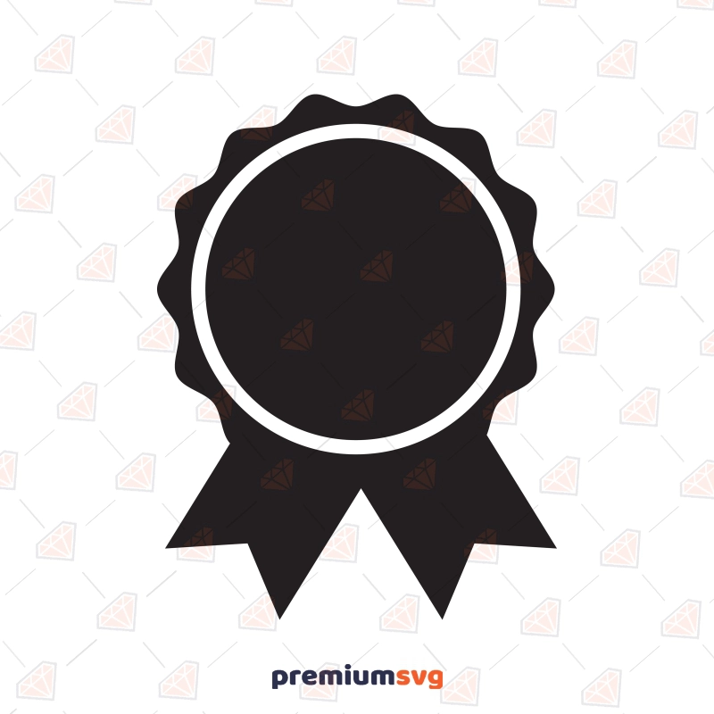 Rosette SVG Silhouette, Cut and Clipart Files Vector Illustration Svg