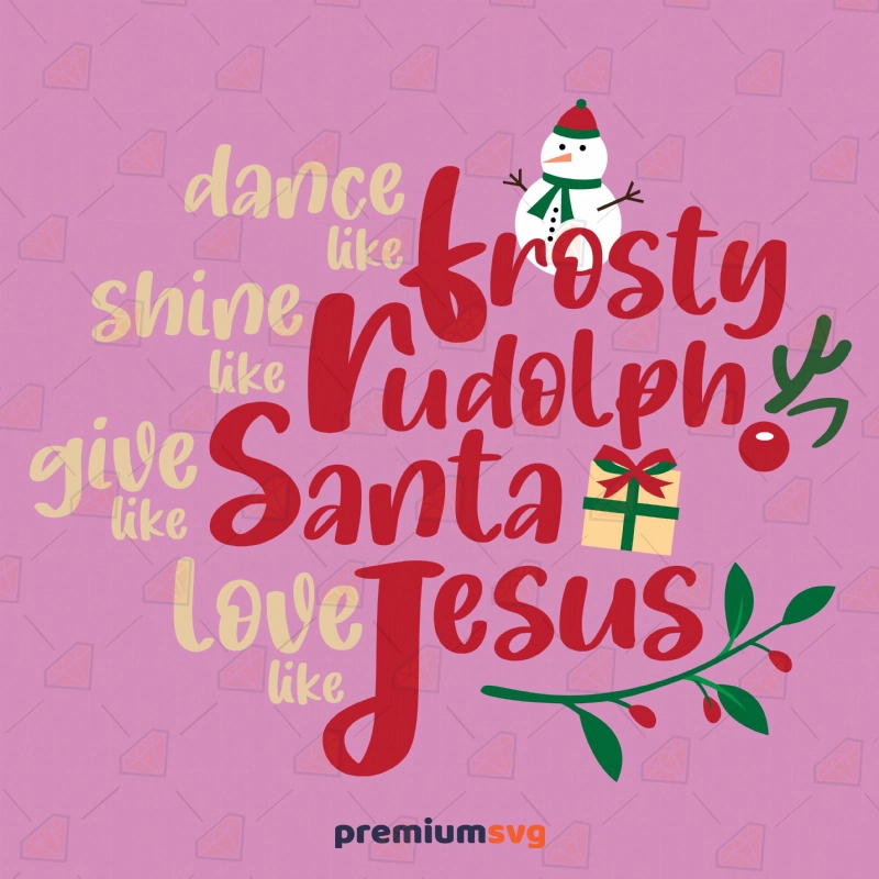 Santa Rudolph Frosty SVG Christmas SVG Svg