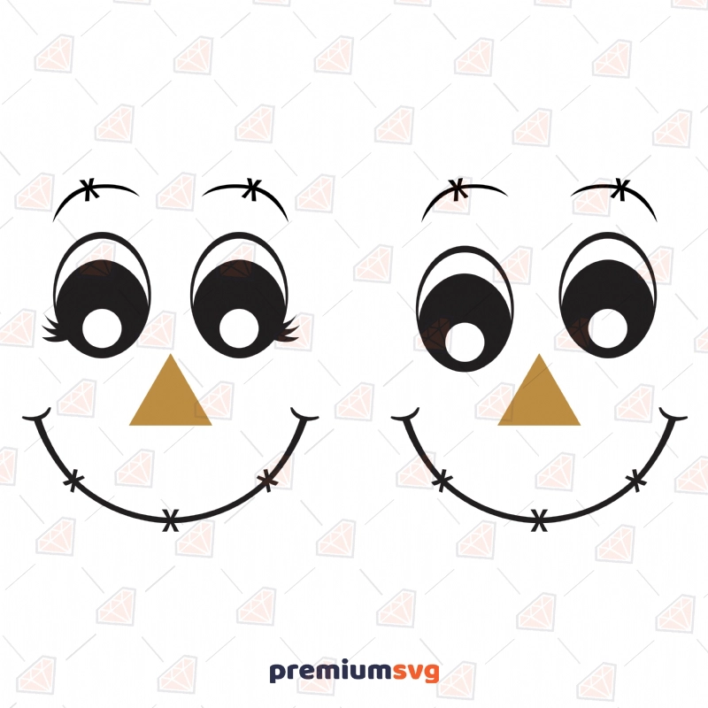 Scarecrow SVG, Halloween Vector Files Halloween SVG Svg