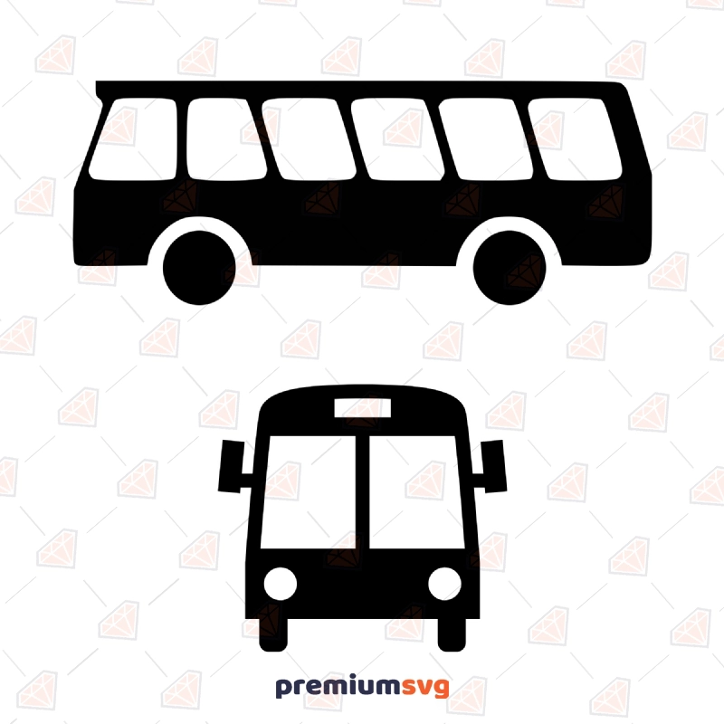 School Bus SVG Cut File & Clipart Transportation Svg