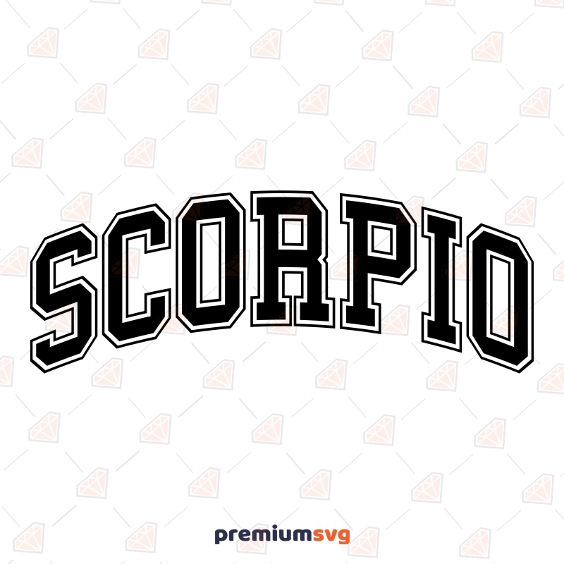 Scorpio SVG, Digital Download Scorpio SVG Astrological Svg