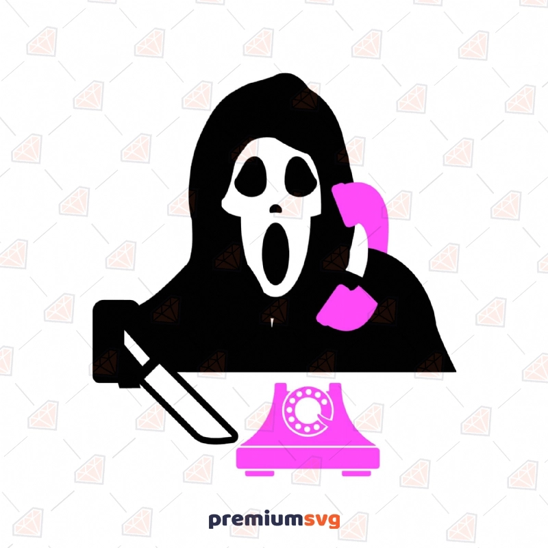 Scream You Hang Up SVG, Movie Ghost SVG Halloween SVG Svg