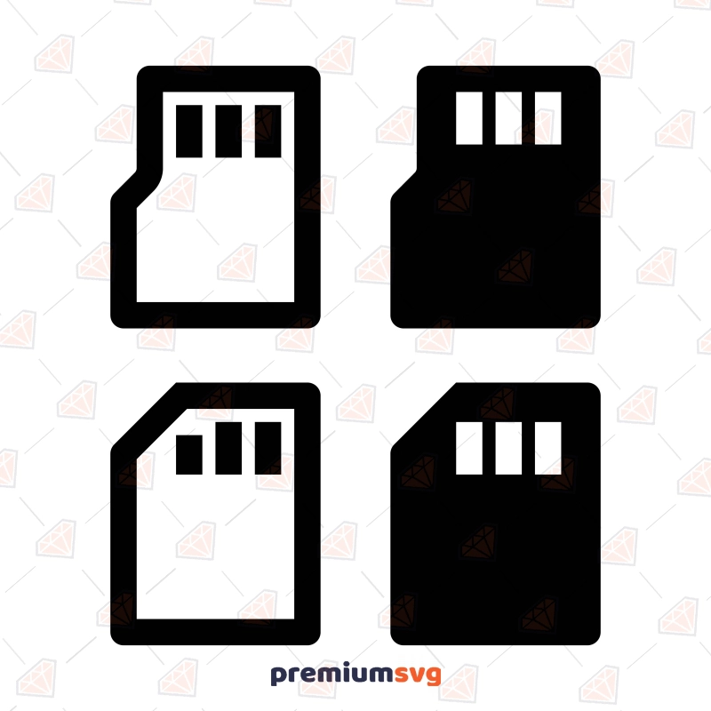 SD Card Icons SVG Icon SVG Svg