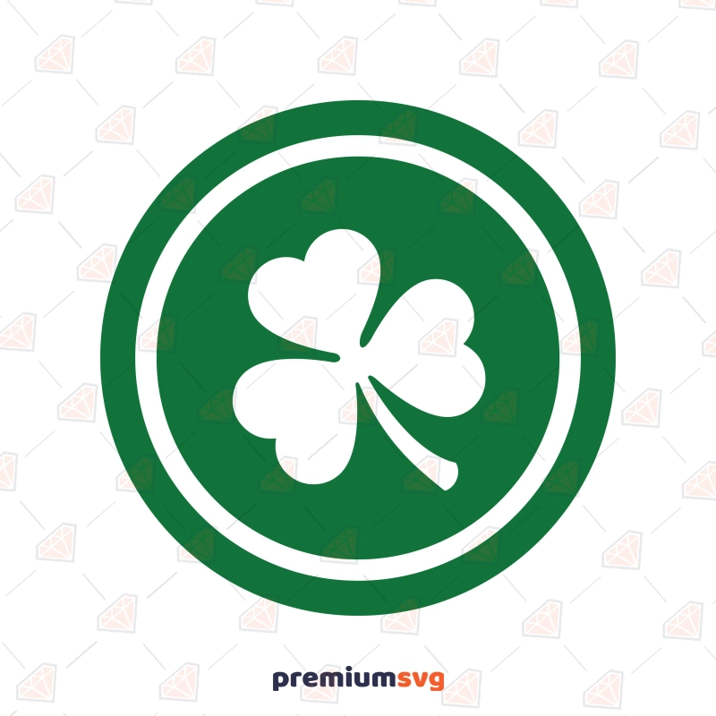 Shamrock Logo SVG, St Patrick's Day SVG Vector Files St Patrick's Day SVG Svg