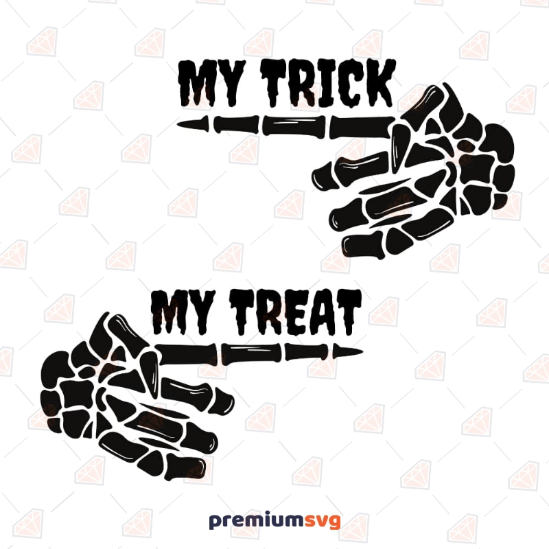 She's My Trick He's My Treat SVG, Halloween Couple SVG Halloween SVG Svg