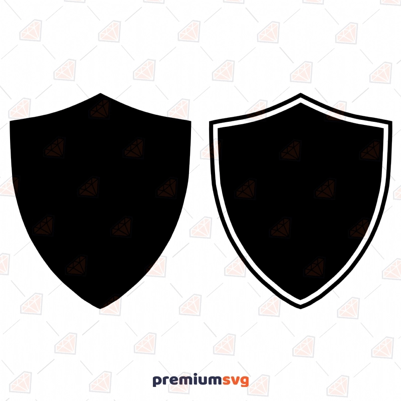 Shield SVG Cut Files, Shield Vector Instant Download Vector Objects Svg