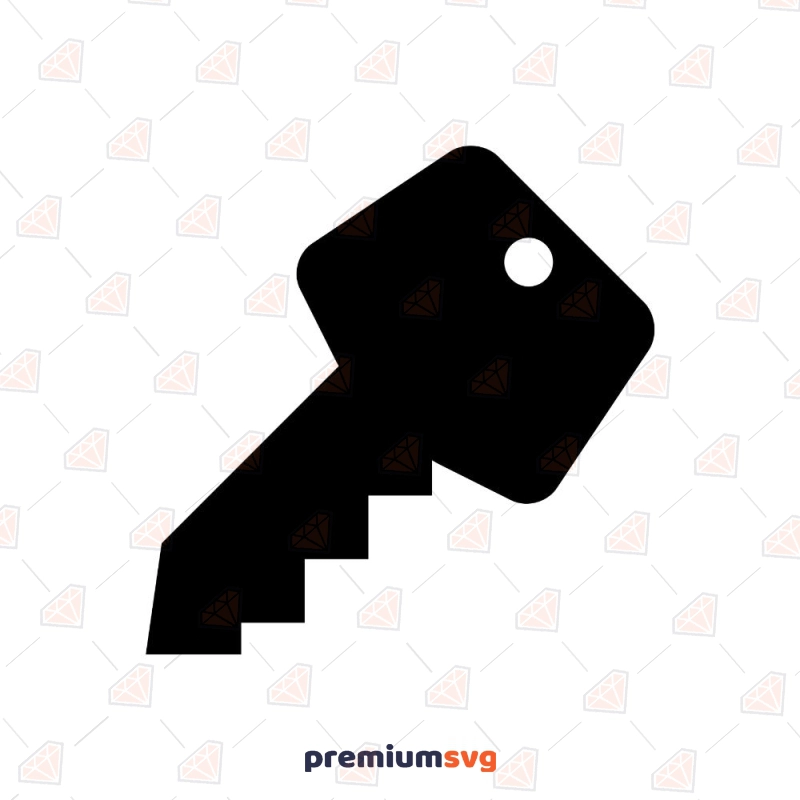 Simple Key SVG Cut & Clipart File Icon SVG Svg