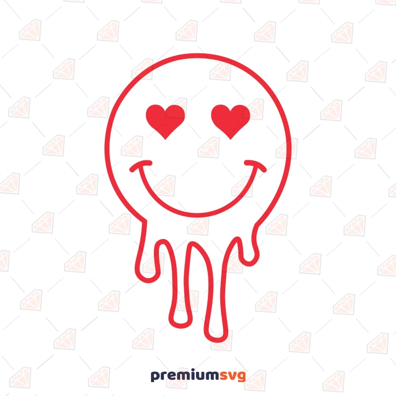 Vector Melting Face Emoji Design Svg Jpg Png Eps