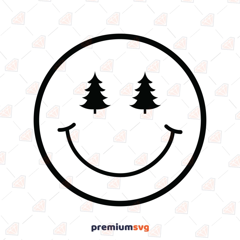 Smiley Face Christmas SVG, Happy Christmas SVG Christmas SVG Svg