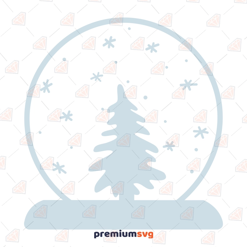 Snow Globe SVG, Christmas Cricut Files Christmas SVG Svg