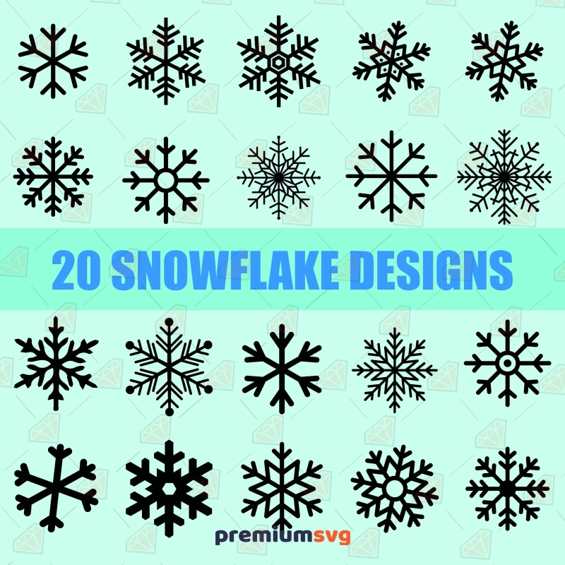 Simple Snowflake Svg 