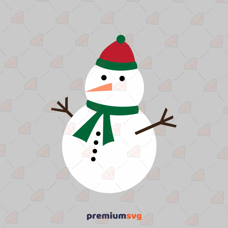Snowman SVG Cut File Christmas SVG Svg