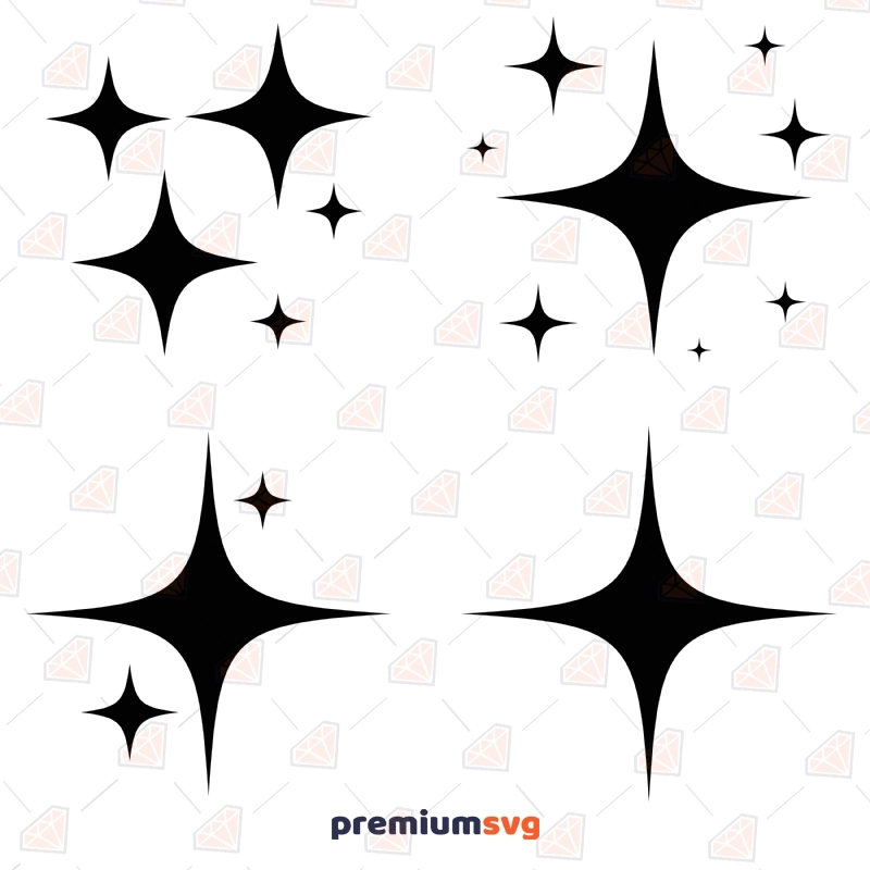 Sparkle Bundle SVG, Sparkle and Stars Bundle SVG Vector Vector Objects Svg