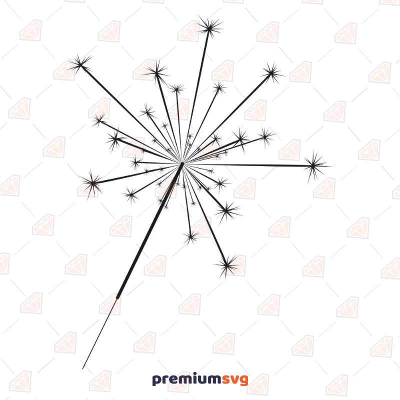 Sparkler SVG, Sparkler Stars SVG Instant Download Drawings Svg