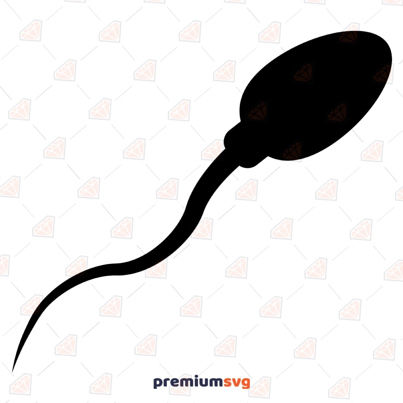 Sperm SVG Cut Files, Sperm Clipart SVG Instant Download Vector Illustration Svg